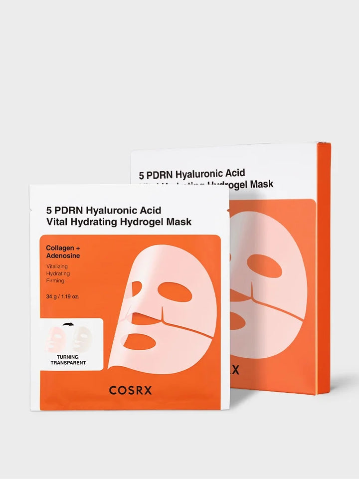 COSRX 5 PDRN Hyaluronic Acid Vital Hydrating Hydrogel Mask E6