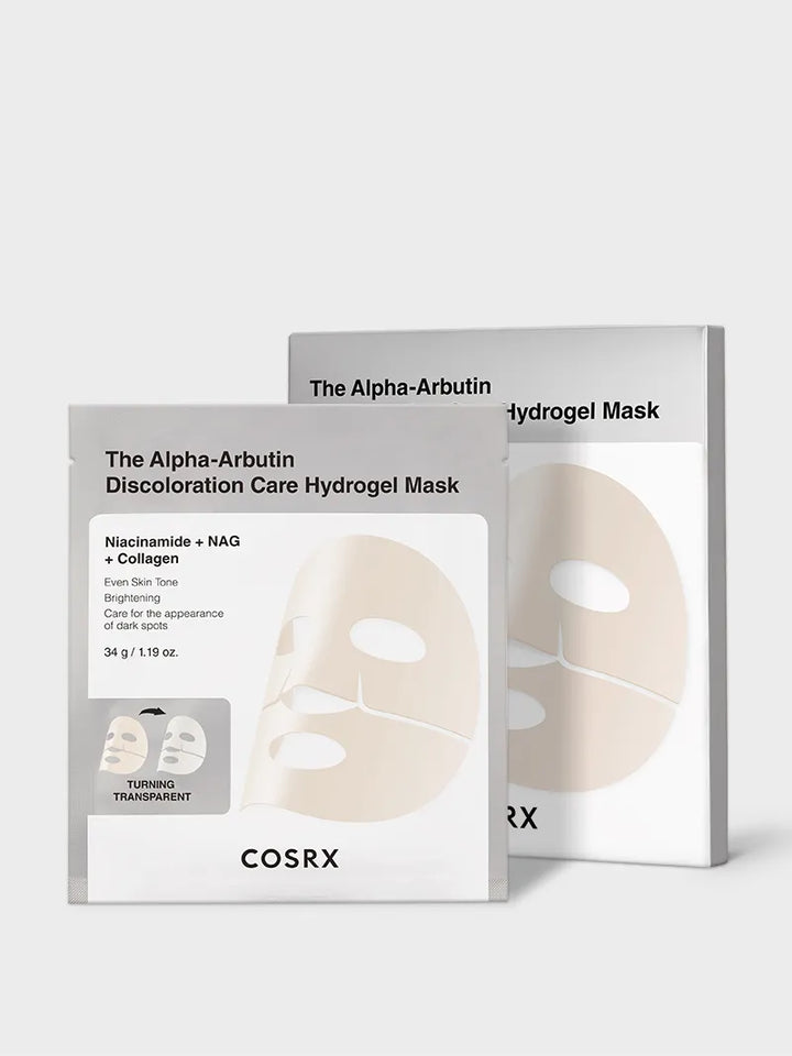 COSRX The Alpha-Arbutin Discoloration Care Hydrogel Mask D9